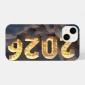  3D Number Design for New Year 2026 iPhone Hülle (Rückseite (Horizontal))