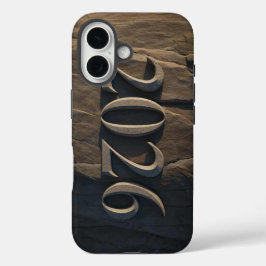 3D-Nummerndesign für das neue Jahr 2026 iPhone 16 Hülle
