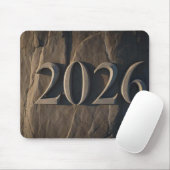 3D-Nummerndesign für das neue Jahr 2026 Mousepad (Mit Mouse)