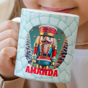 3D Nutcracker Weihnachtskids Heiße Schokolade Kaffeetasse