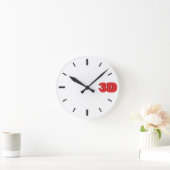 3D O'Clock 1. Runde Wanduhr (Zuhause)