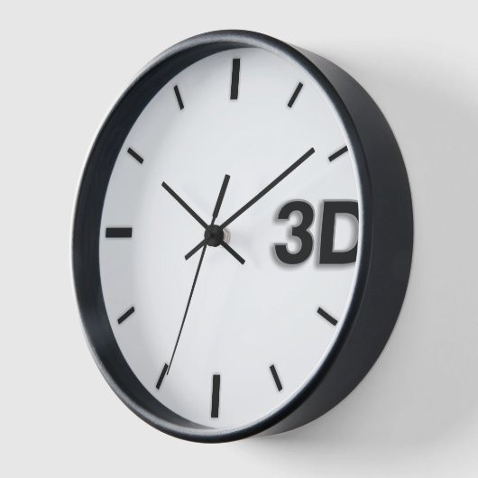 3D O'Clock 2-BL. Uhr (Winkel)