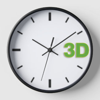 3D O'Clock 2-Gr. Uhr