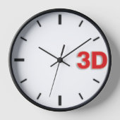 3D O'Clock 2-Rd. Uhr (Vorderseite)
