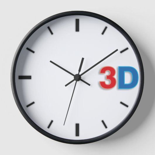 3D O'Clock 2-RdBl. Uhr (Vorderseite)