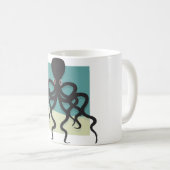 3d Octopus-Tasse Kaffeetasse (VorderseiteRechts)