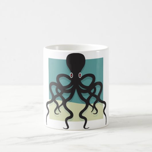 3d Octopus-Tasse Kaffeetasse (Mittel)