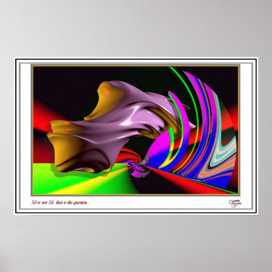 3d oder nicht 3d... poster (Vorne)