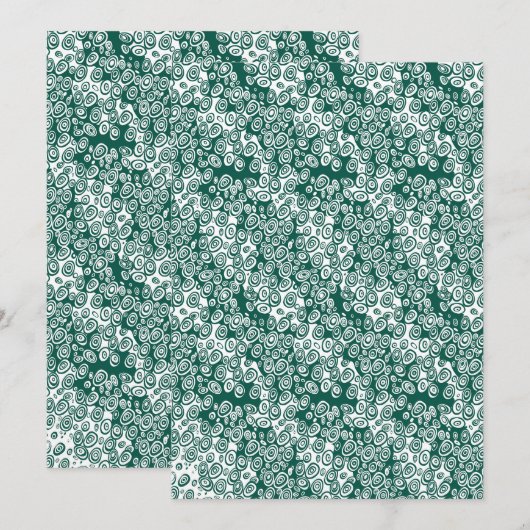 3D Optical Illusion – Geometric Abstract Art Poste Save The Date (Vorne/Hinten)