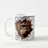 3D Orangutan Mauer Break - The Restaurant Kaffeetasse (Links)
