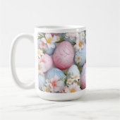3D-Ostereier-Keramikbecher Kaffeetasse (Links)