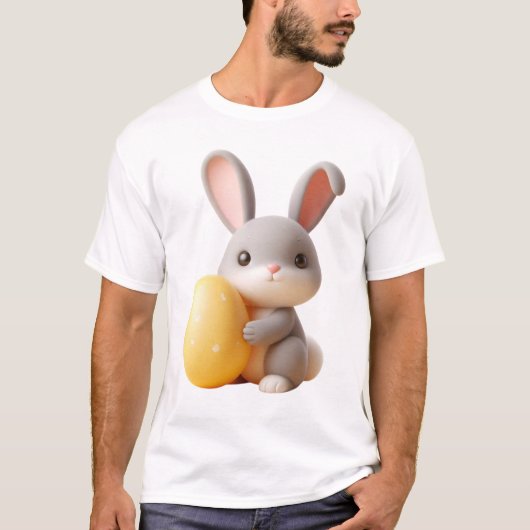 3D Ostersonne mit einem lebendigen Ei T-Shirt (Vorderseite)