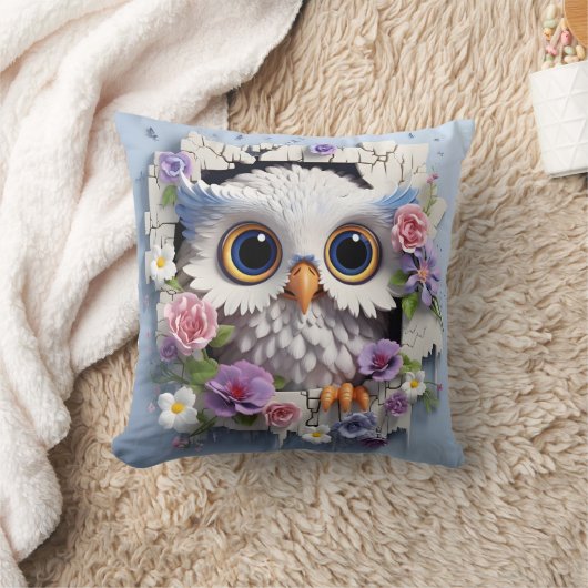 3D owl pillow Kissen (Decke)
