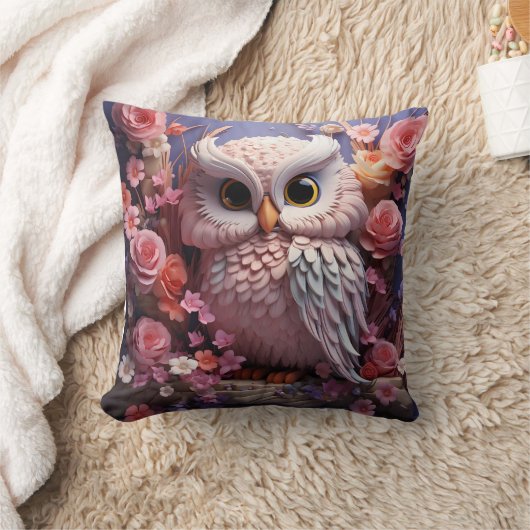 3D owl pillow Kissen (Decke)