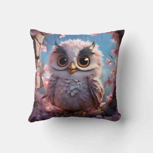 3D owl pillow Kissen (Rückseite)