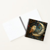 3D Owl Spirale Notebook Notizblock (Innenseite)