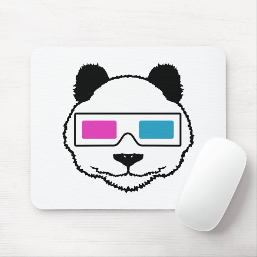 3D Panda Mousepad (Mit Mouse)
