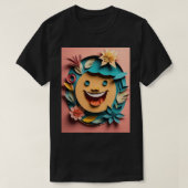 3D Paper Art Design T - Shirt (Design vorne)