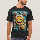 3D Paper Art Design T - Shirt (Vorderseite)