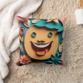 3D Paper Art Design T - Shirt Kissen (Decke)