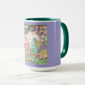 3D Paper Cut Bunny & Easter Eggs Combo Tasse (VorderseiteRechts)