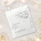 3D Paper Cut Roses Wedding Thank You Geschenktütchen (Ausgeschnitten)