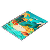 3D Papercraft Tropical Beach Notizblock (Linke Seite)