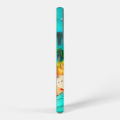 3D Papercraft Tropical Beach Samsung Galaxy Hülle (Rechte Seite)