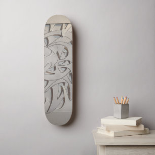 3D-Papierdesign Skateboard