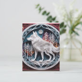 3D-Papierkunst ist eine Art von Kunst, die von uns Postkarte (Stehend Vorderseite)