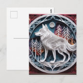 3D-Papierkunst ist eine Art von Kunst, die von uns Postkarte (Vorne/Hinten)