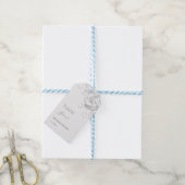 3D-Papierrosen Hochzeit Danke Geschenkanhänger (Mit Garn)