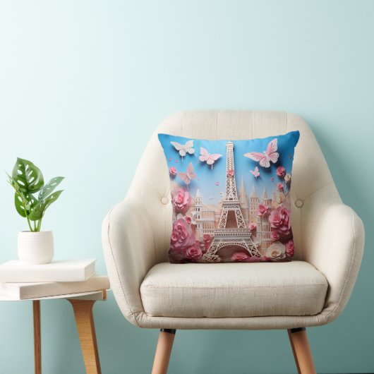 3D Paris pillow Kissen (Stuhl )