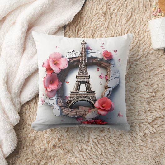 3D Paris pillow Kissen (Decke)