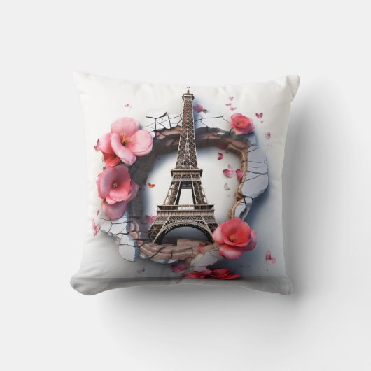 3D Paris pillow Kissen (Vorderseite)