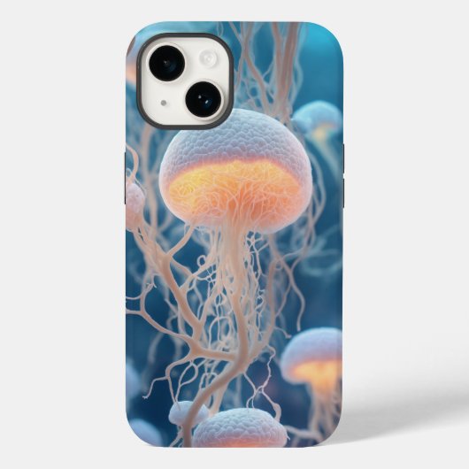 "3D Pastel weiße menschliche Zellen mit wurzelförm Case-Mate iPhone Hülle (Rückseite)