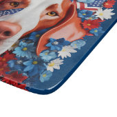 3D Patriotic Vizsla Schneidebrett (Ecke)