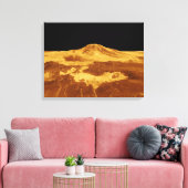 3D-Perspektive Maat Mons auf der Venus Leinwanddruck (Insitu (Wohnzimmer))
