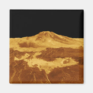 3D-Perspektive Maat Mons auf der Venus Magnet