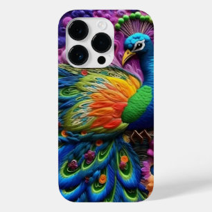 3D-Pfau Case-Mate iPhone 14 Pro Hülle