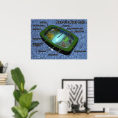3D-Pflanze Zelldiagramm Poster (Heimbüro)