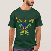 3D Phoenix Men Dark T - Shirt (Vorderseite)