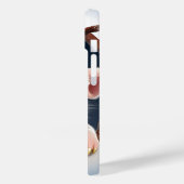 3D Piglet Christmas Case-Mate iPhone Hülle (Rückseite / Links)