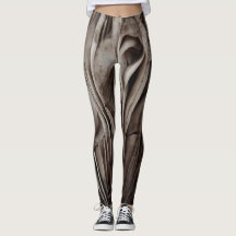 3D-Pilz-Design-Leggings