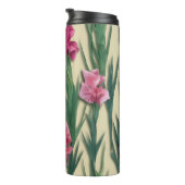 3D PINK FLORAL THERMOSBECHER (Nach rechts gedreht)