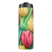 3D Pink Pastor Floral Thermosbecher (Vorderseite)