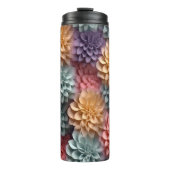 3D Pink Pastor Floral Thermosbecher (Vorderseite)