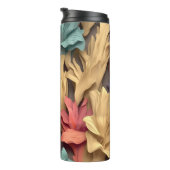 3D Pink Pastor Floral Thermosbecher (Nach rechts gedreht)