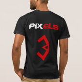 = [3D] = Pixel rot T-Shirt (Rückseite)