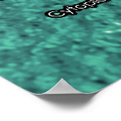 3D Plant Cell Diagram Poster (Ecke)
